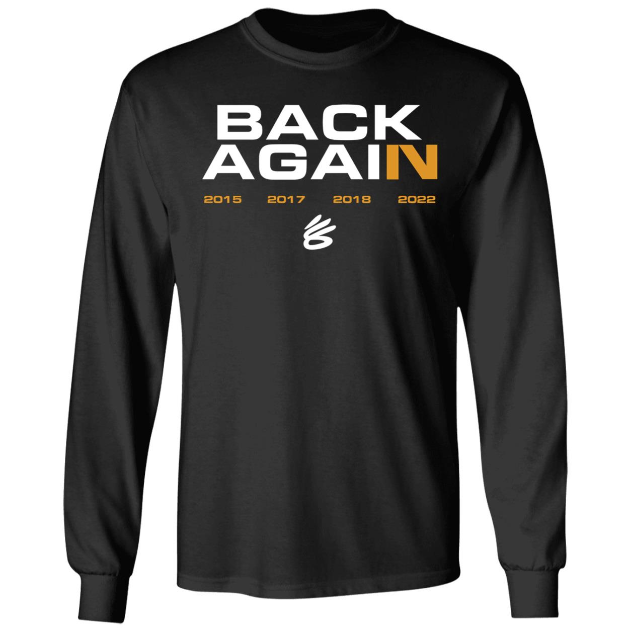Steph Curry Back Again Long Sleeve Shirt
