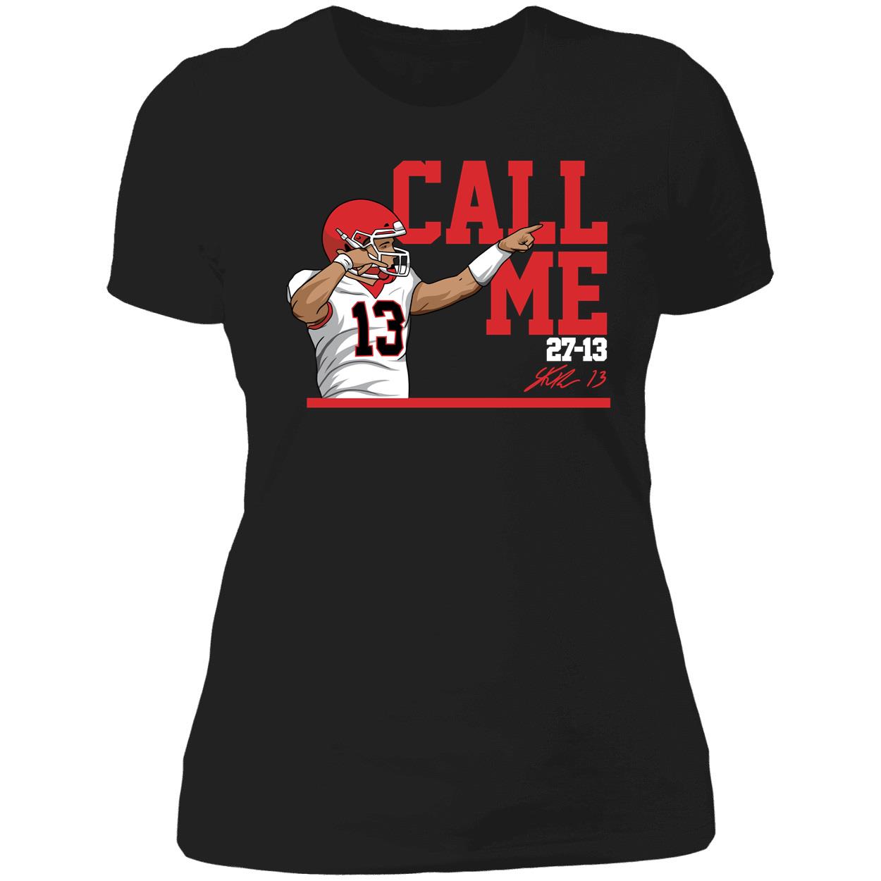 Stetson Bennett Call Me Ladies Boyfriend Shirt