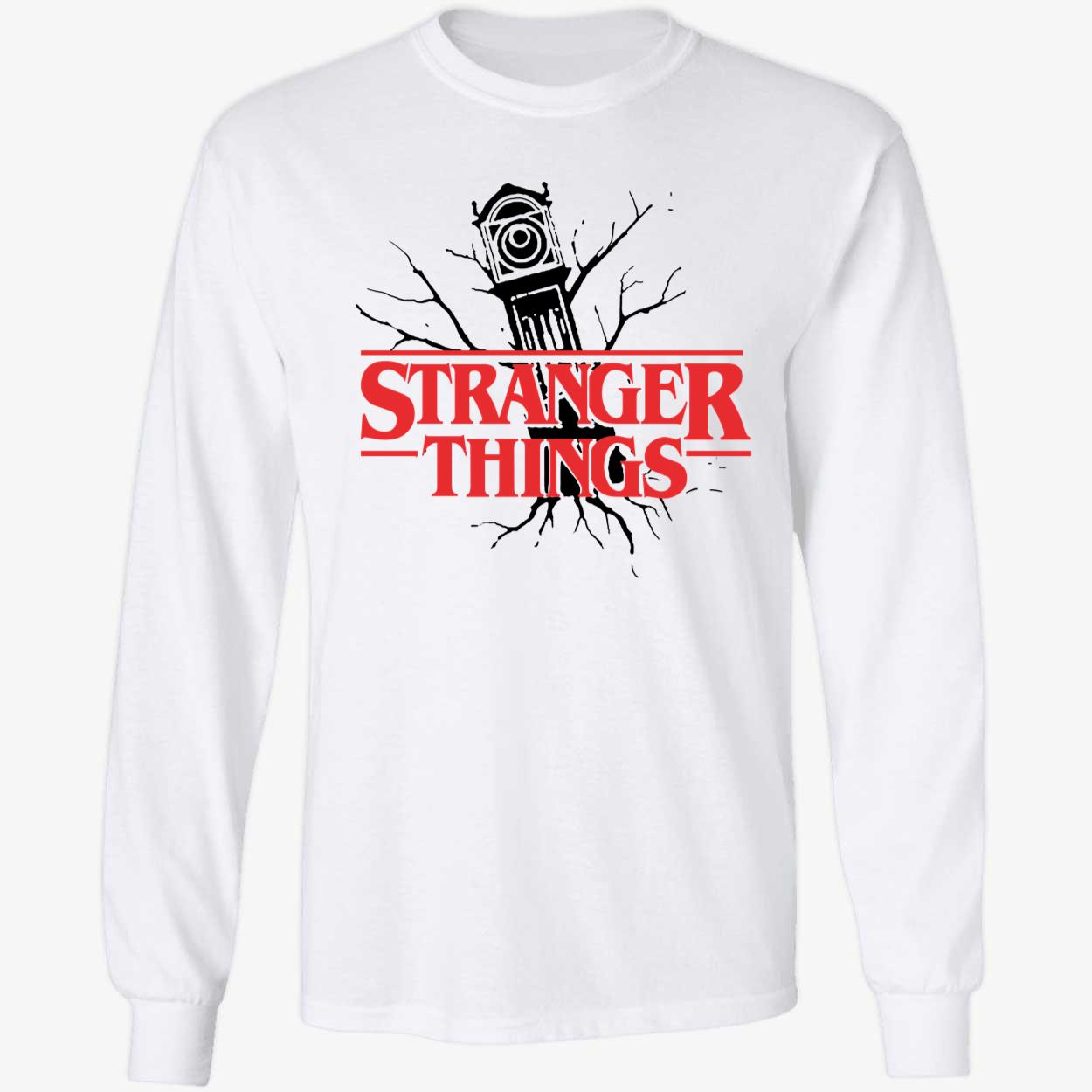 Stranger Things Clock Grandfather Clock 2022 Long Sleeve Shirt