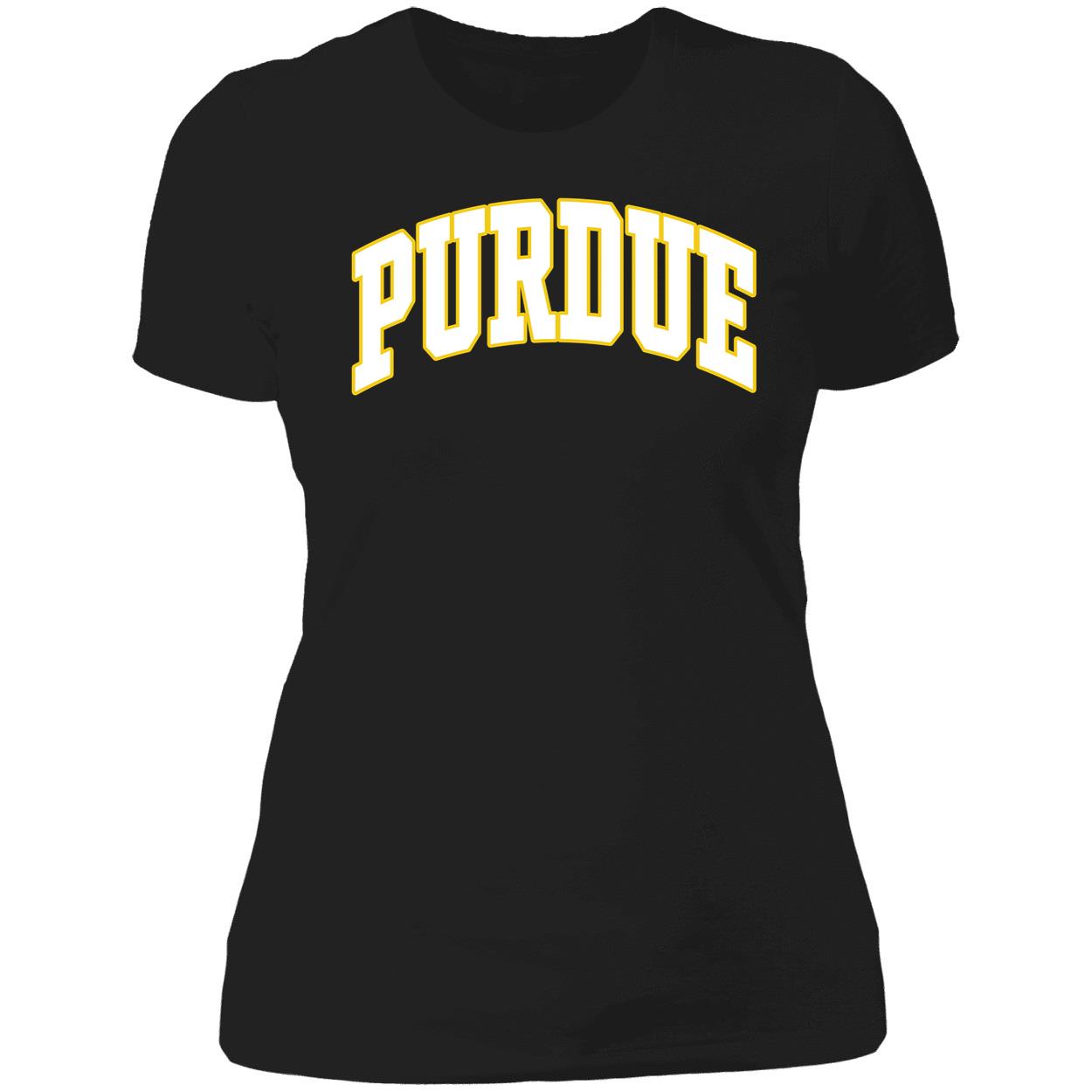 Stranger Things Purdue Ladies Boyfriend Shirt