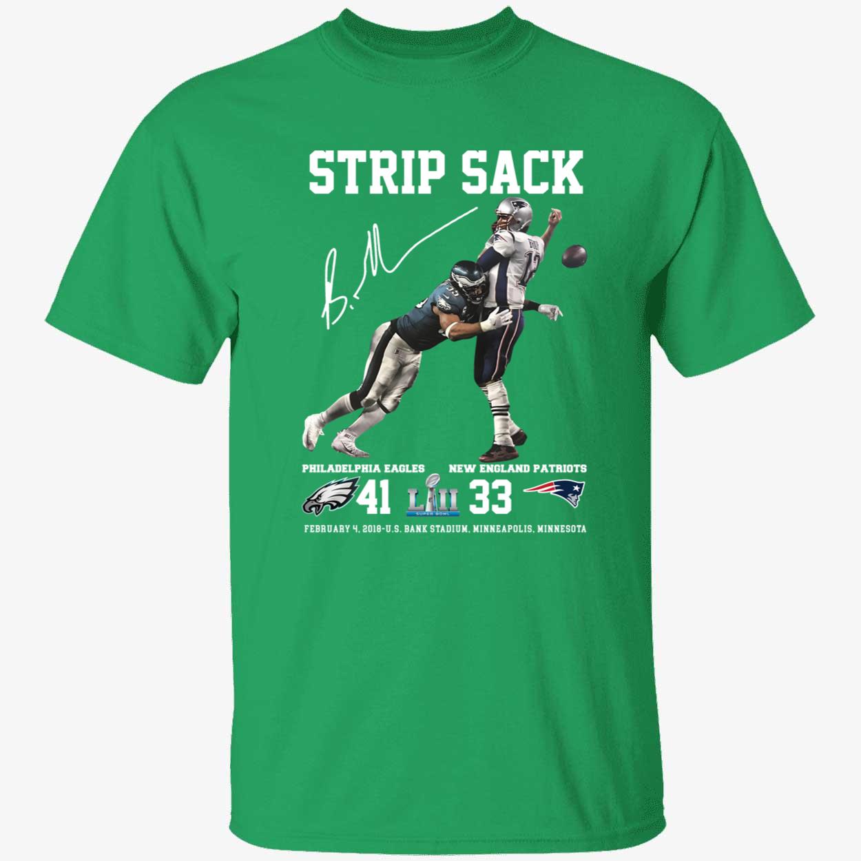 Strip Sack Graham Philadelphia Eagles 41 New England Patriots 33 Shirt 1 1.jpg