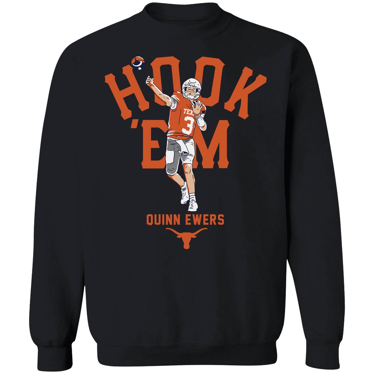 Texas Football Quinn Ewers Hook Em Shirt 3 1.jpg