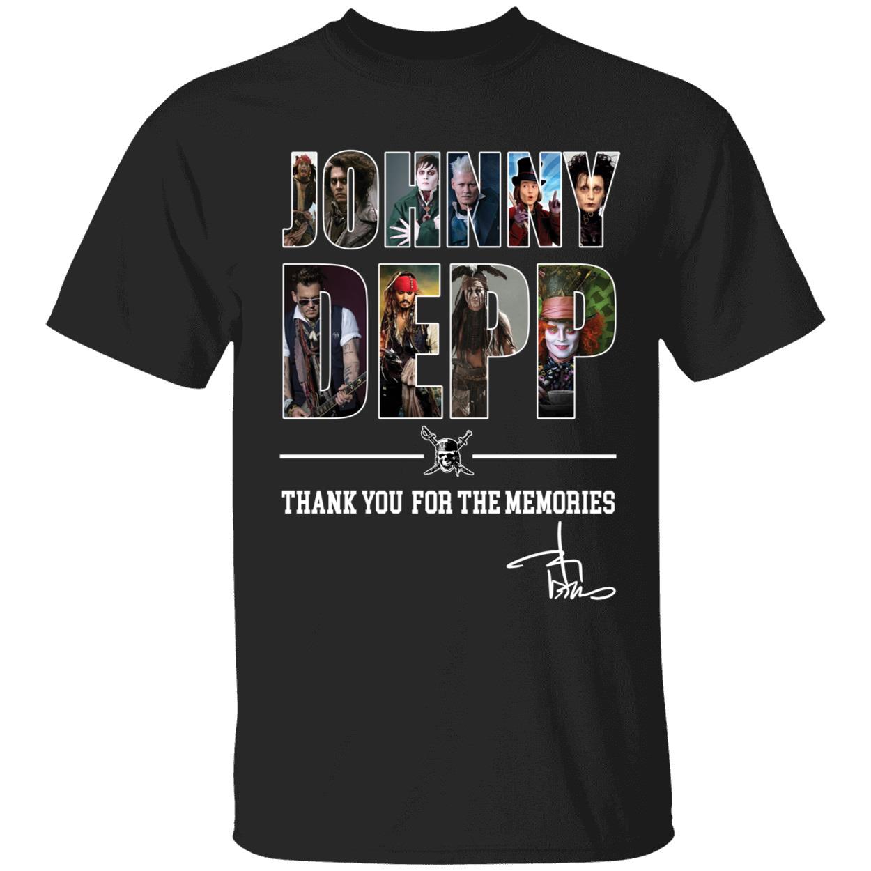 Thank You For The Memories Johnny Depp Shirt
