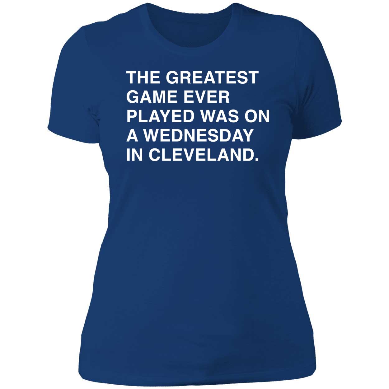 The Greatest Game Ever Played Ladies Boyfriend Shirt