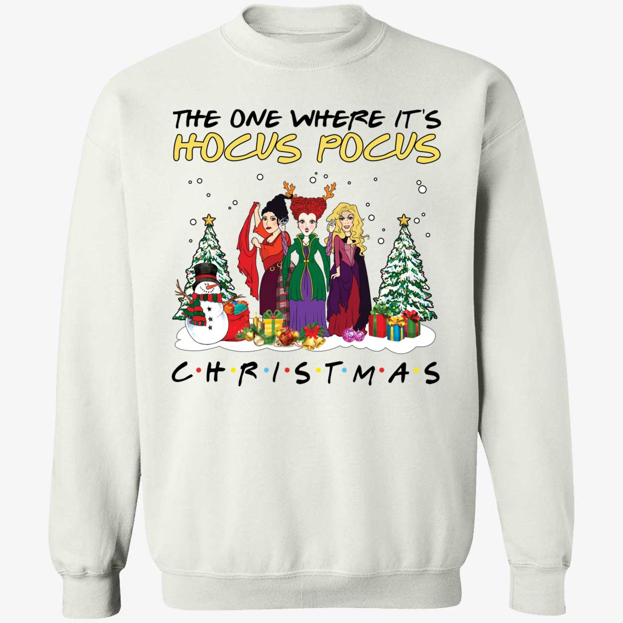 The One Where It's Hocus Pocus Christmas Sweatshirt
