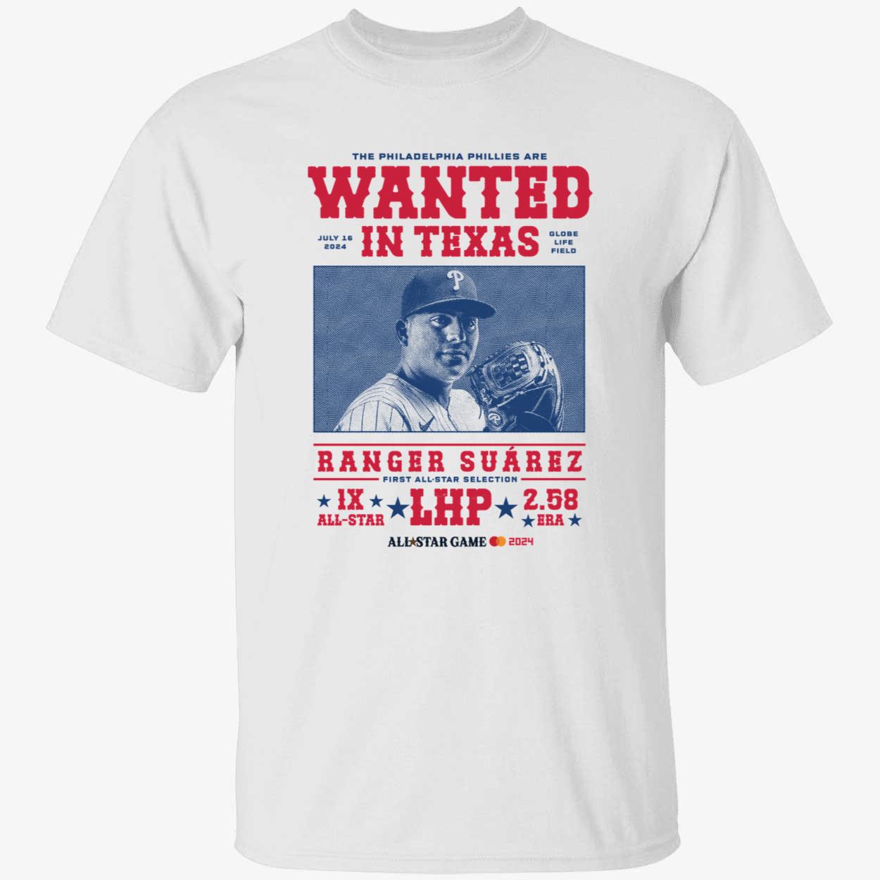 The Philadelphia Phillies Are Wanted In Texas Ranger Suarez All Star Game Shirt 1 1.jpg