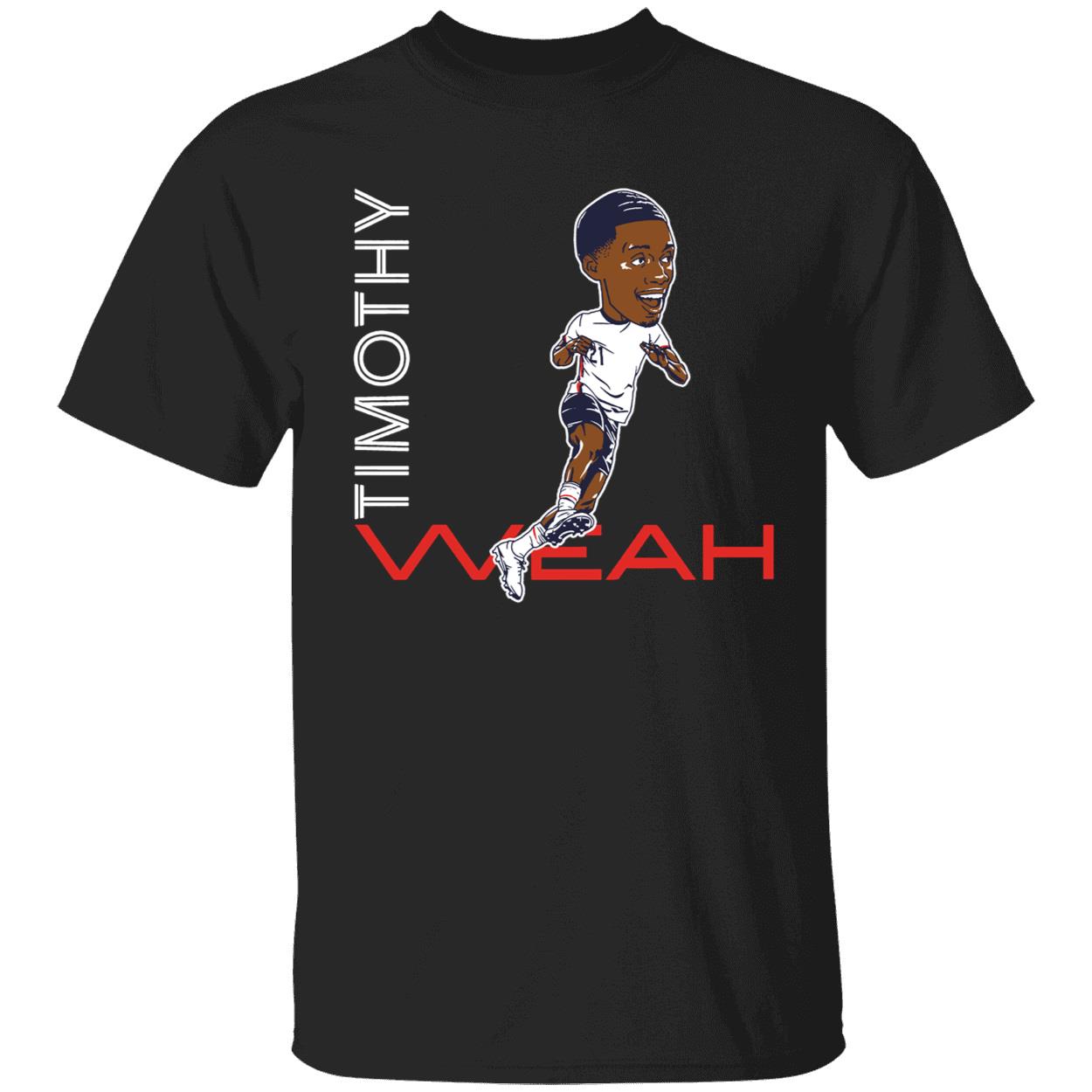 Timothy Weah Caricature Shirt