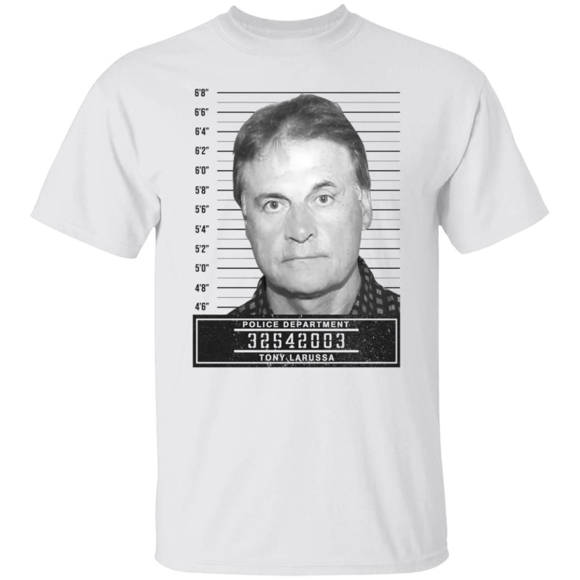 Tony La Russa Mug Shot T-shirt