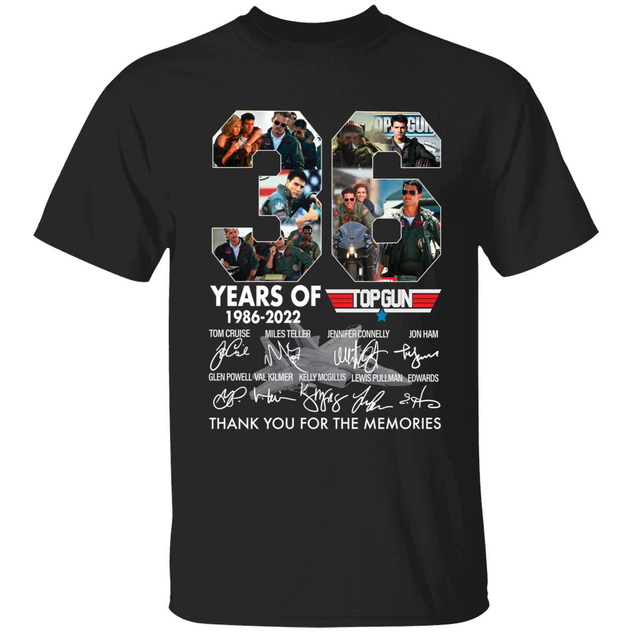 Top Gun 1986 2022 Thank You For The Memories Shirt