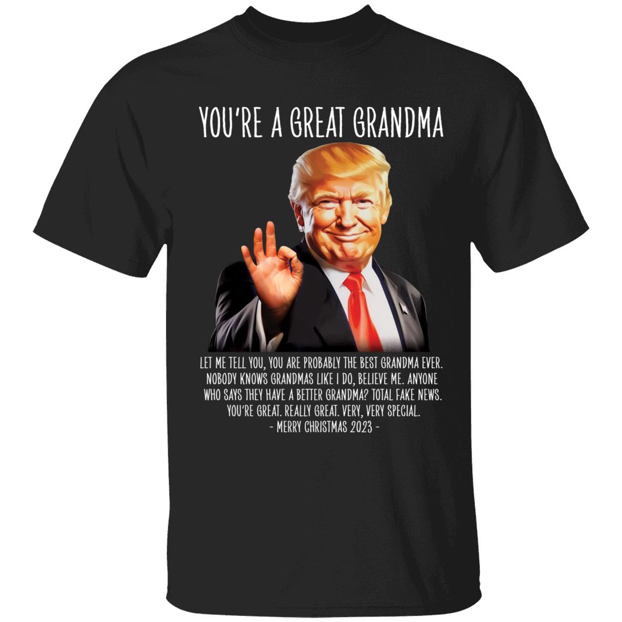 Trump Youre A Great Grandma Merry Christmas 2023 Shirt 1 1.jpg