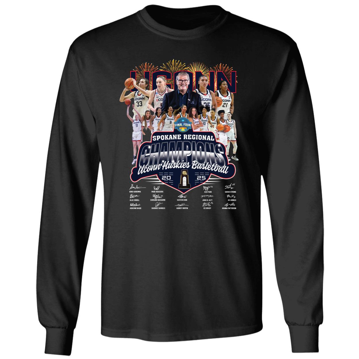 Uconn Huskies 2025 Womens Basketball Final Four Signature Shirt 4 1.jpg
