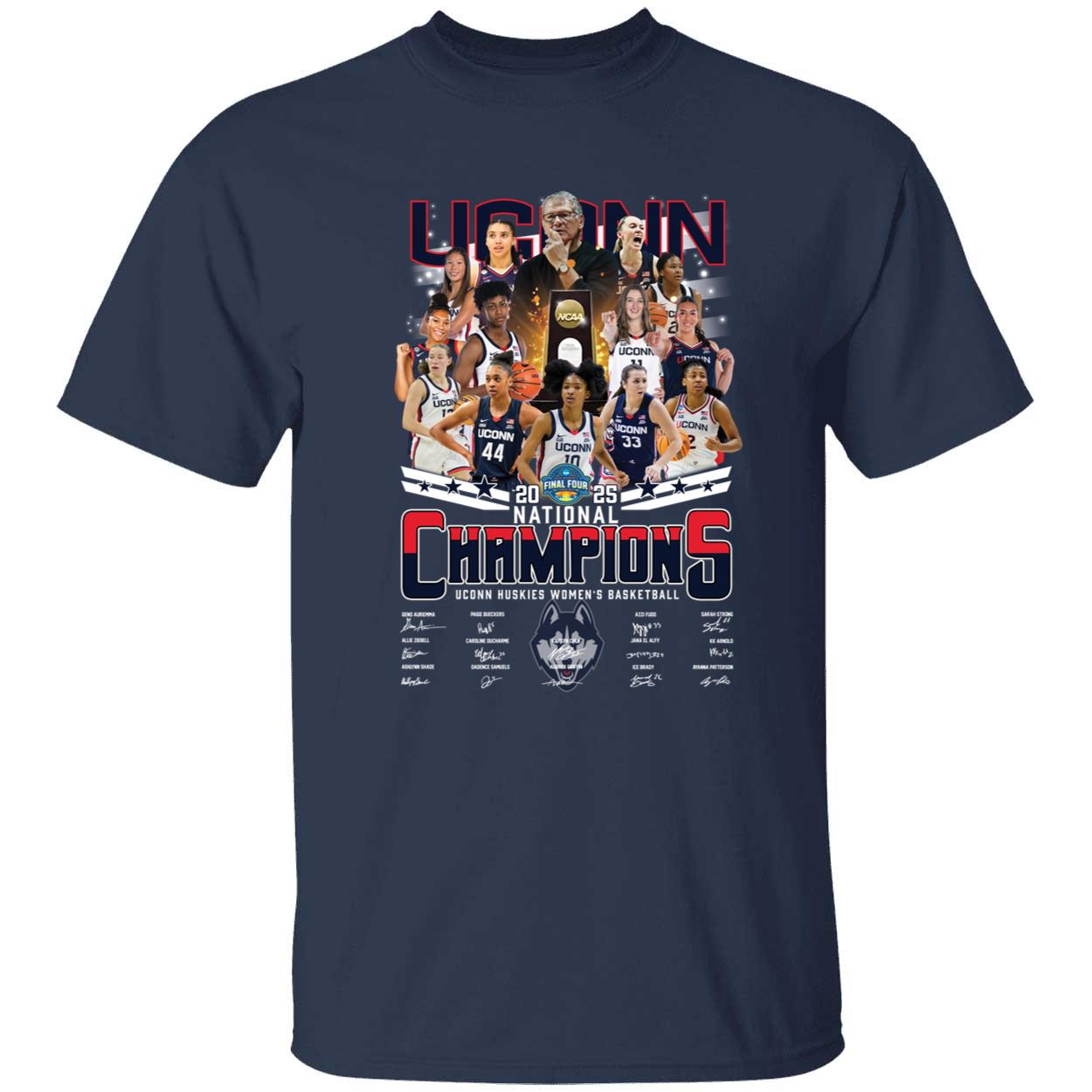 Uconn Huskies Womens Basketball 2025 National Champions Signature Shirt 1 1.jpg