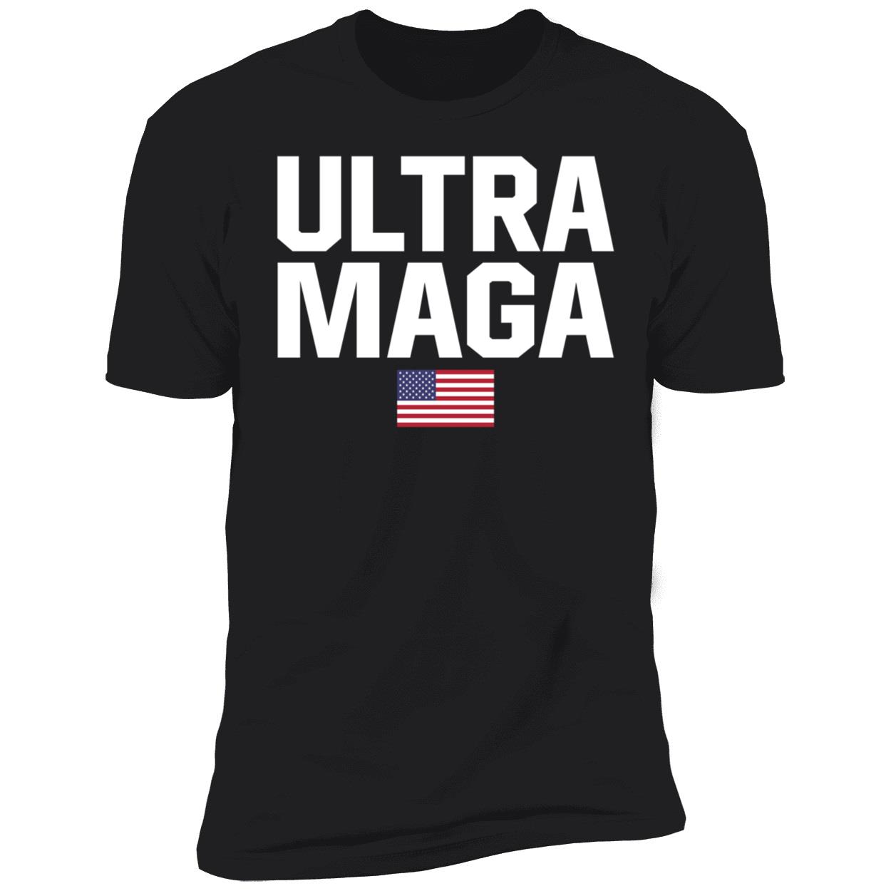 Ultra Maga American Flag Trump 2024 Premium SS T-Shirt