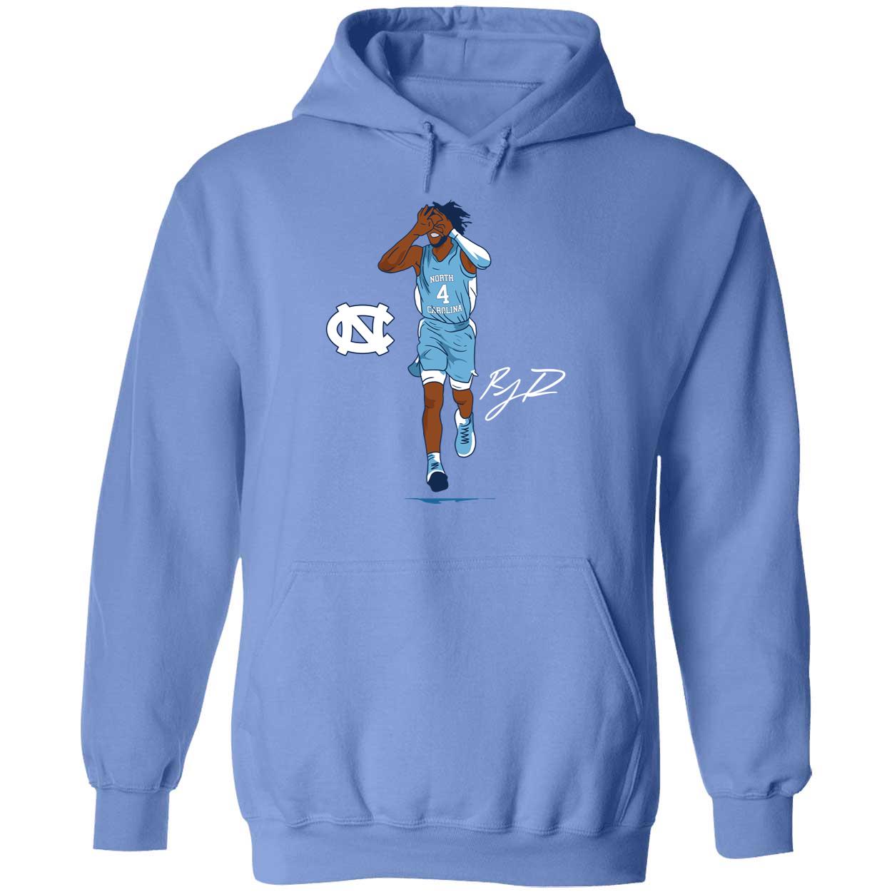 Unc Basketball R.j Davis Superstar Pose Shirt 2 1.jpg