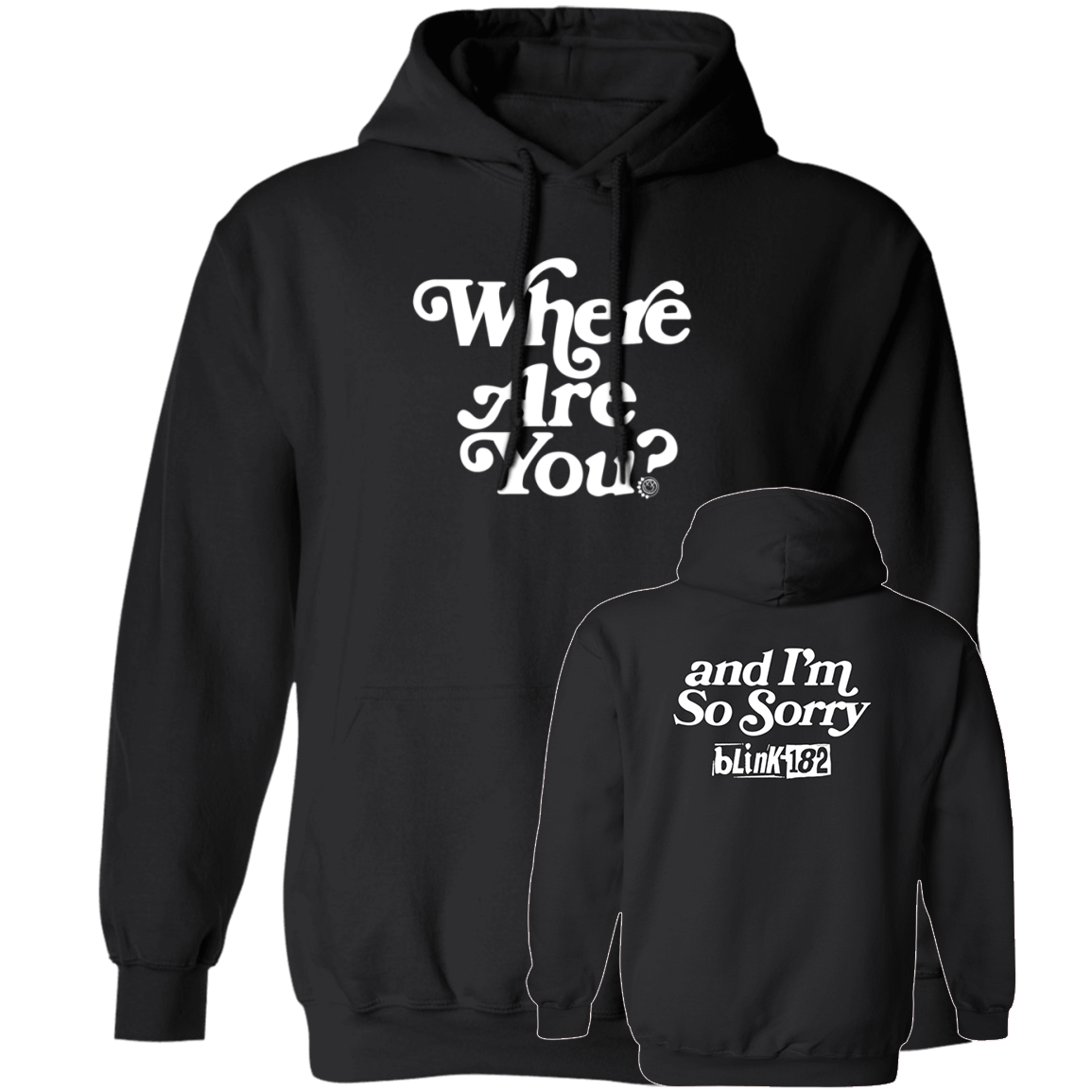 [Front + Back] Blink-182 Rock Hoodie