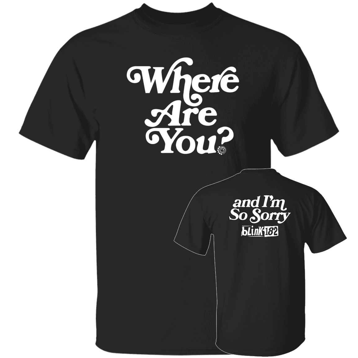 [Front + Back] Blink-182 Rock Shirt