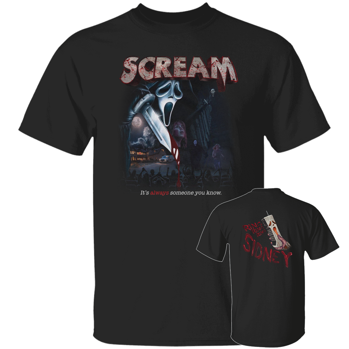 [Front + Back] Scream Six Movie Shirt