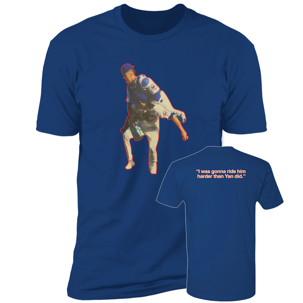 [Front + Back] Yan Gomes Drew Smyly I Was Gonna Ride Him Harder Than Yan Did Premium SS T-Shirt