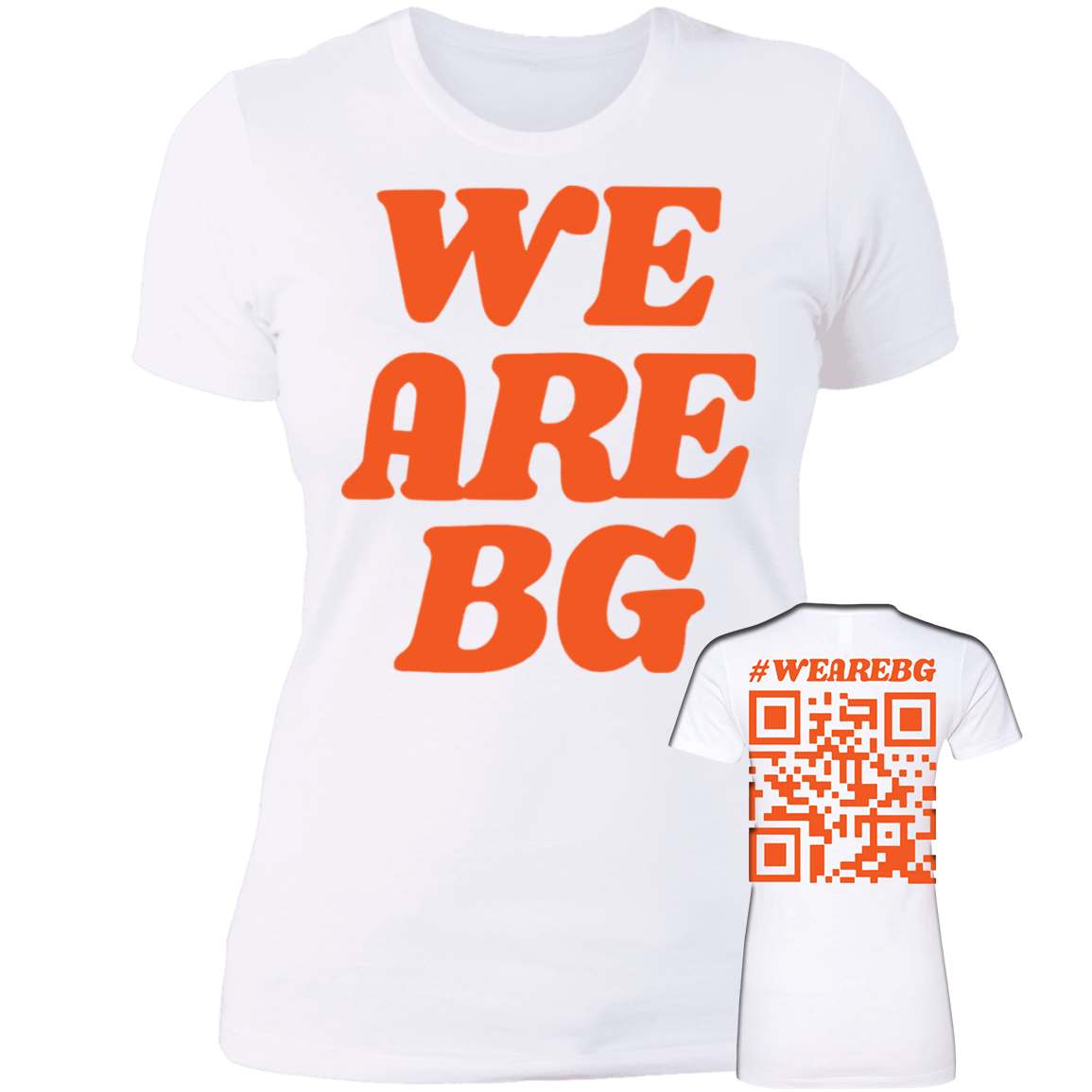 [Front + Back] Celtics We Are BG Ladies Boyfriend Shirt