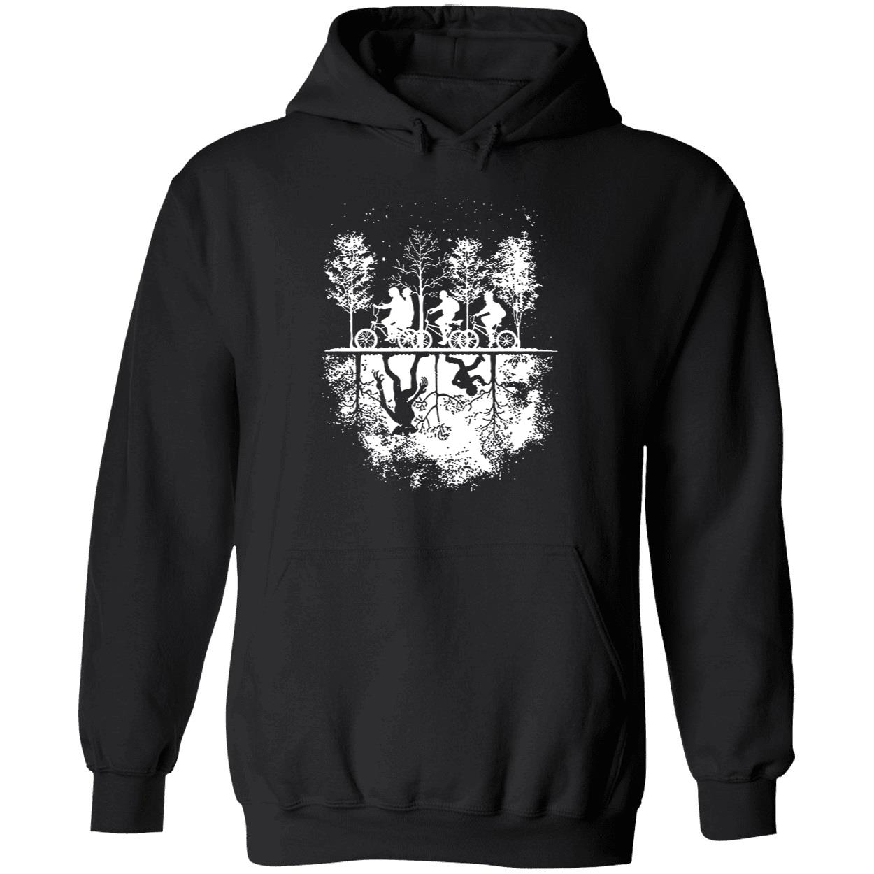 Upside Down World Stranger Things Tree Hoodie