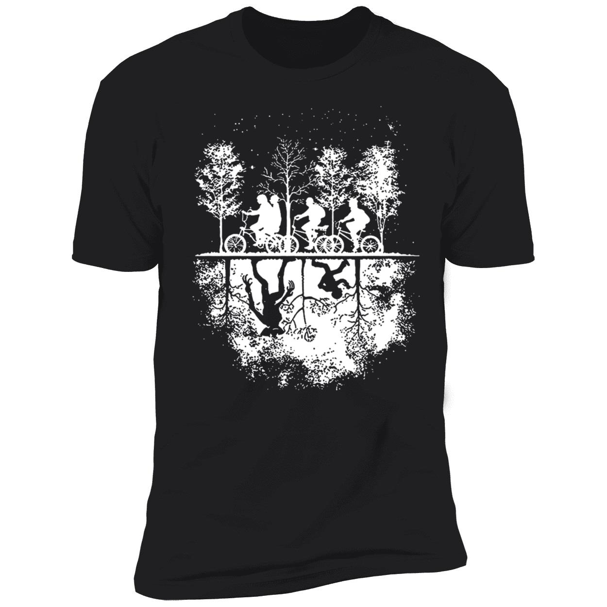Upside Down World Stranger Things Tree Premium SS T-Shirt