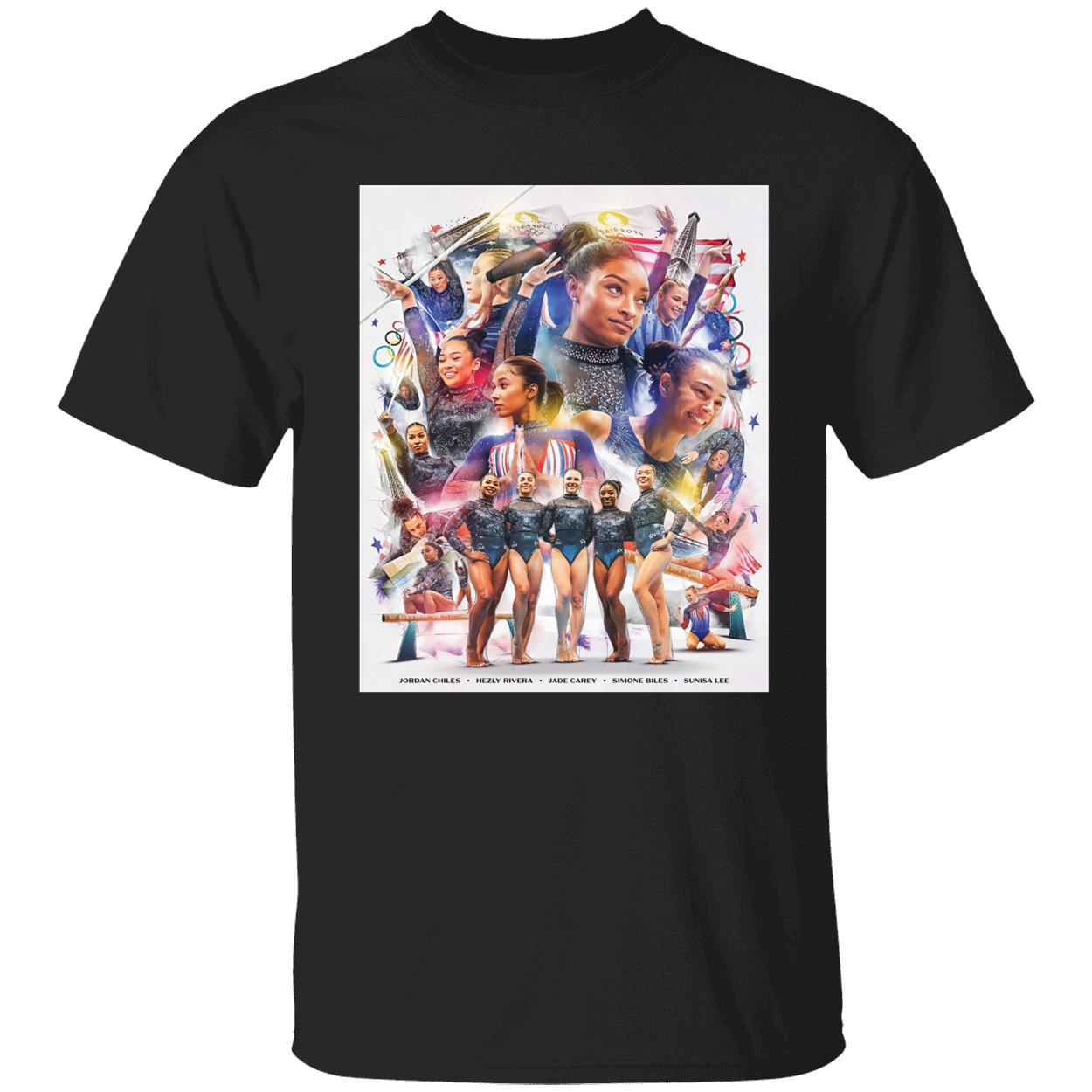 Usa Womens Gymnastics Win Gold In Team Final Shirt 1 1.jpg