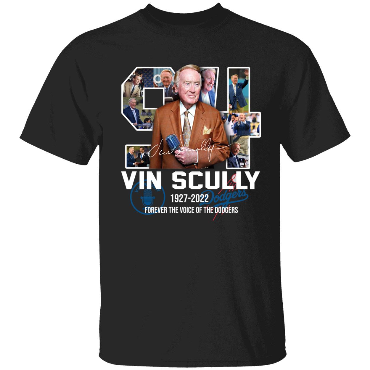 Vin Scully 1927-2022 Forever The Voice Of The Dodgers Shirt