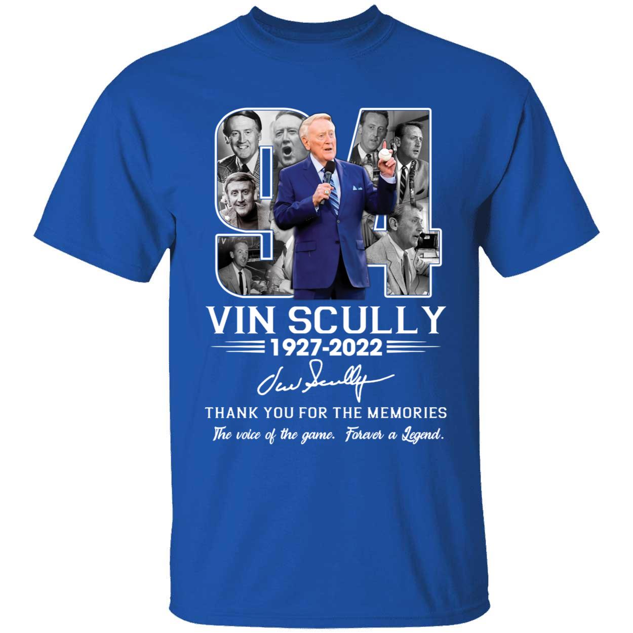 Vin Scully 1927 2022 The Voice Of The Game Forever A Legend Shirt