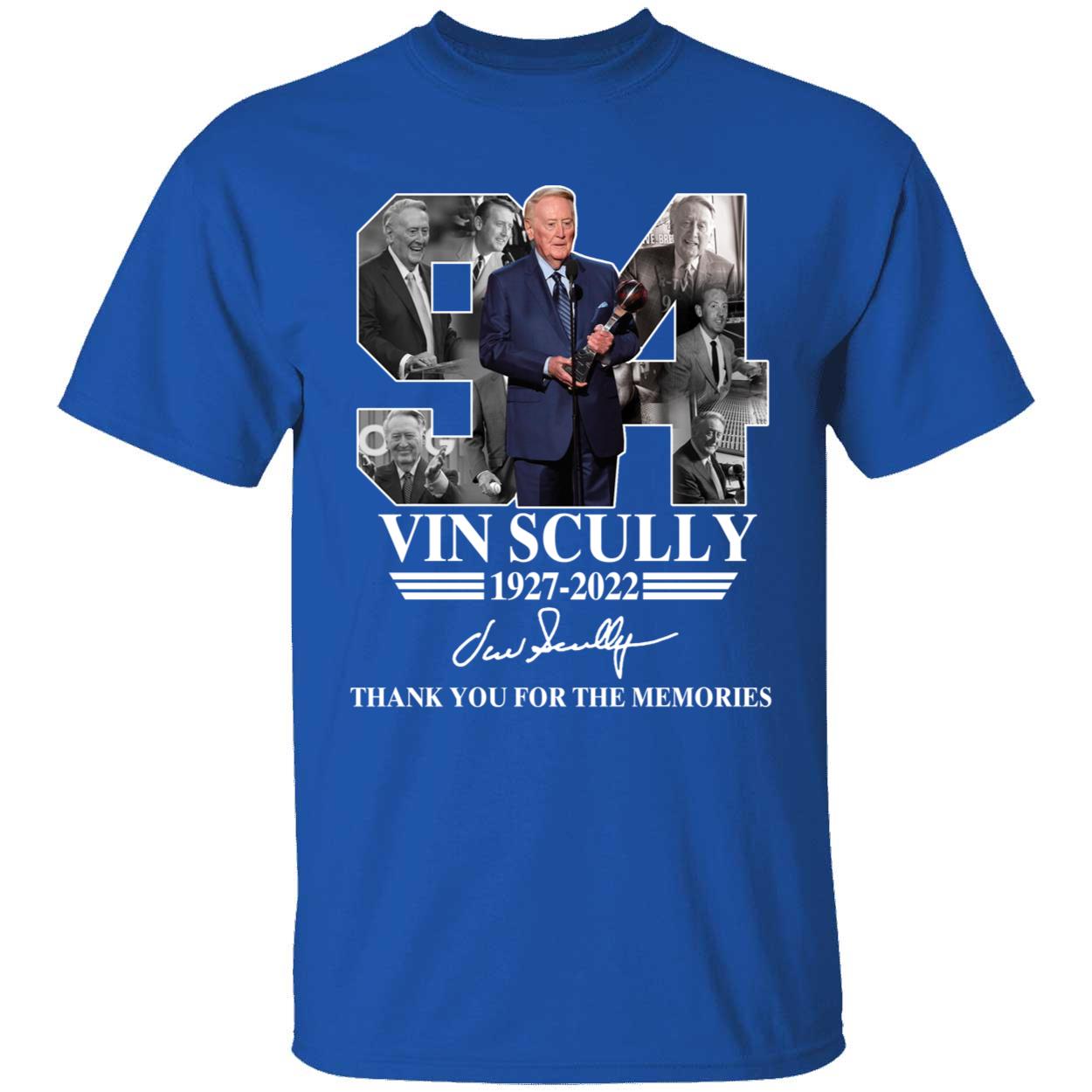 Vin Scully Thank You For The Memories Shirt