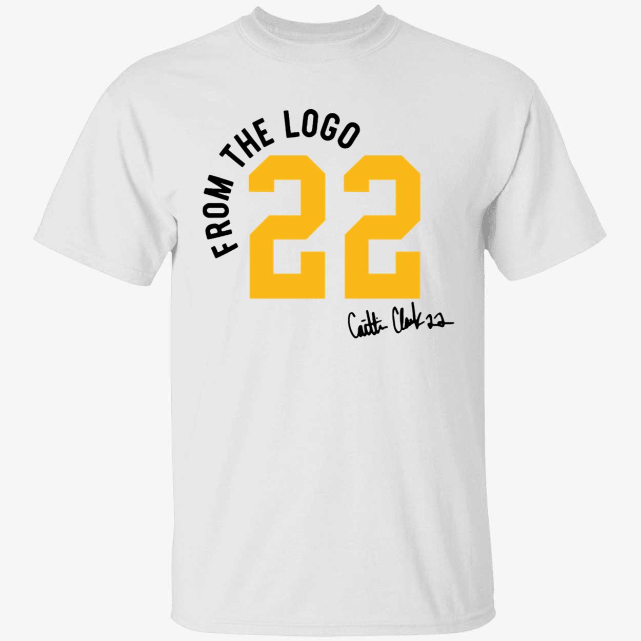 WHite Caitlin Clark From The Logo 22 Shirt 1 1.jpg