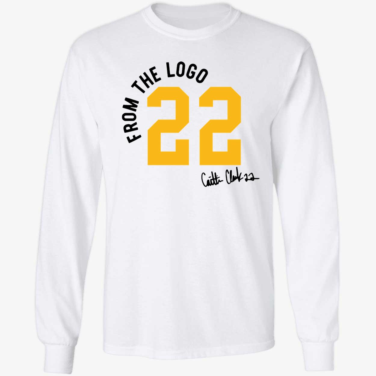 WHite Caitlin Clark From The Logo 22 Shirt 4 1.jpg