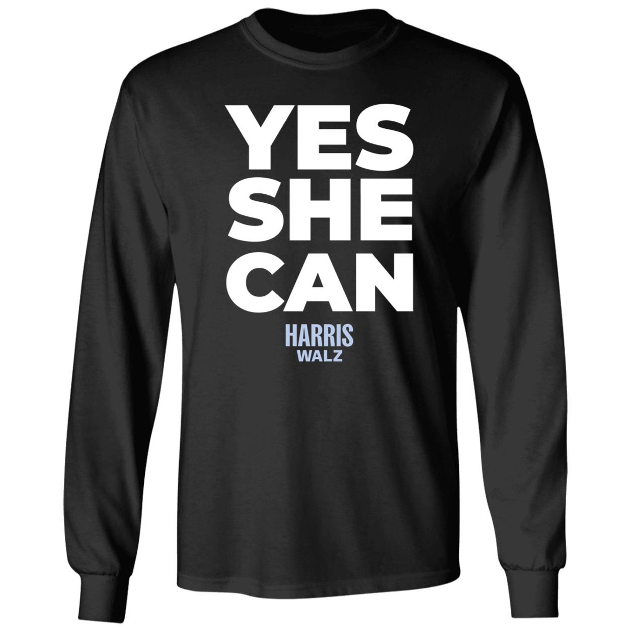Yes She Can Harris Walz Shirt 4 1.jpg