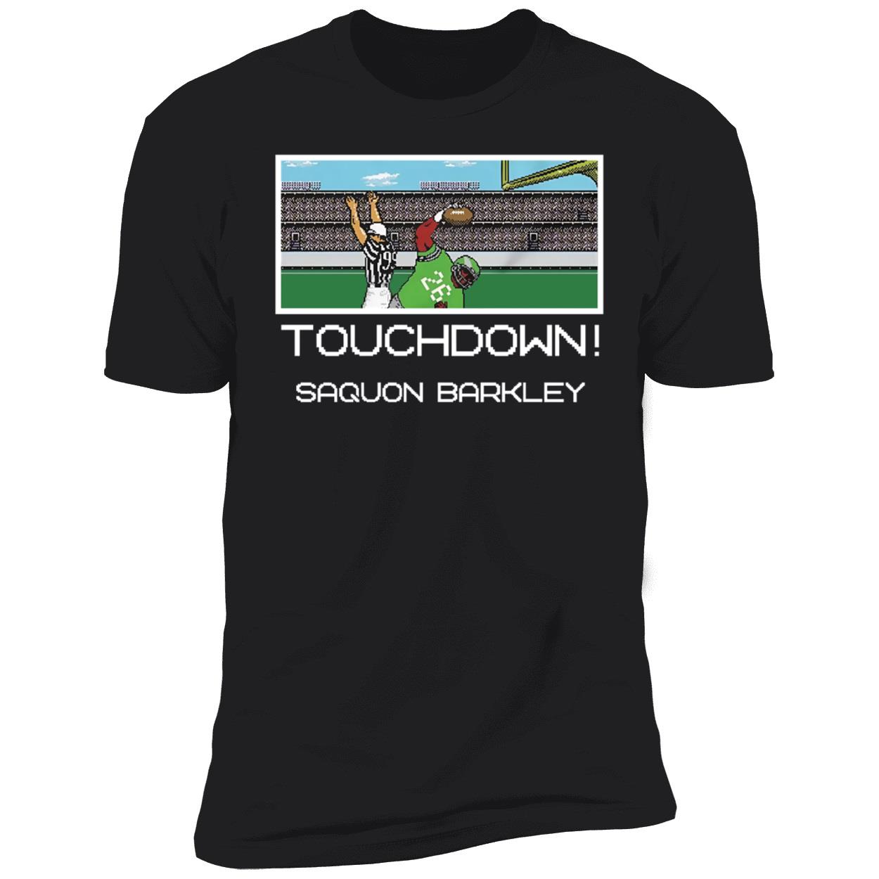 black Saquon Barkley Touchdown Tecmo Saquon Shirt 5 1.jpg