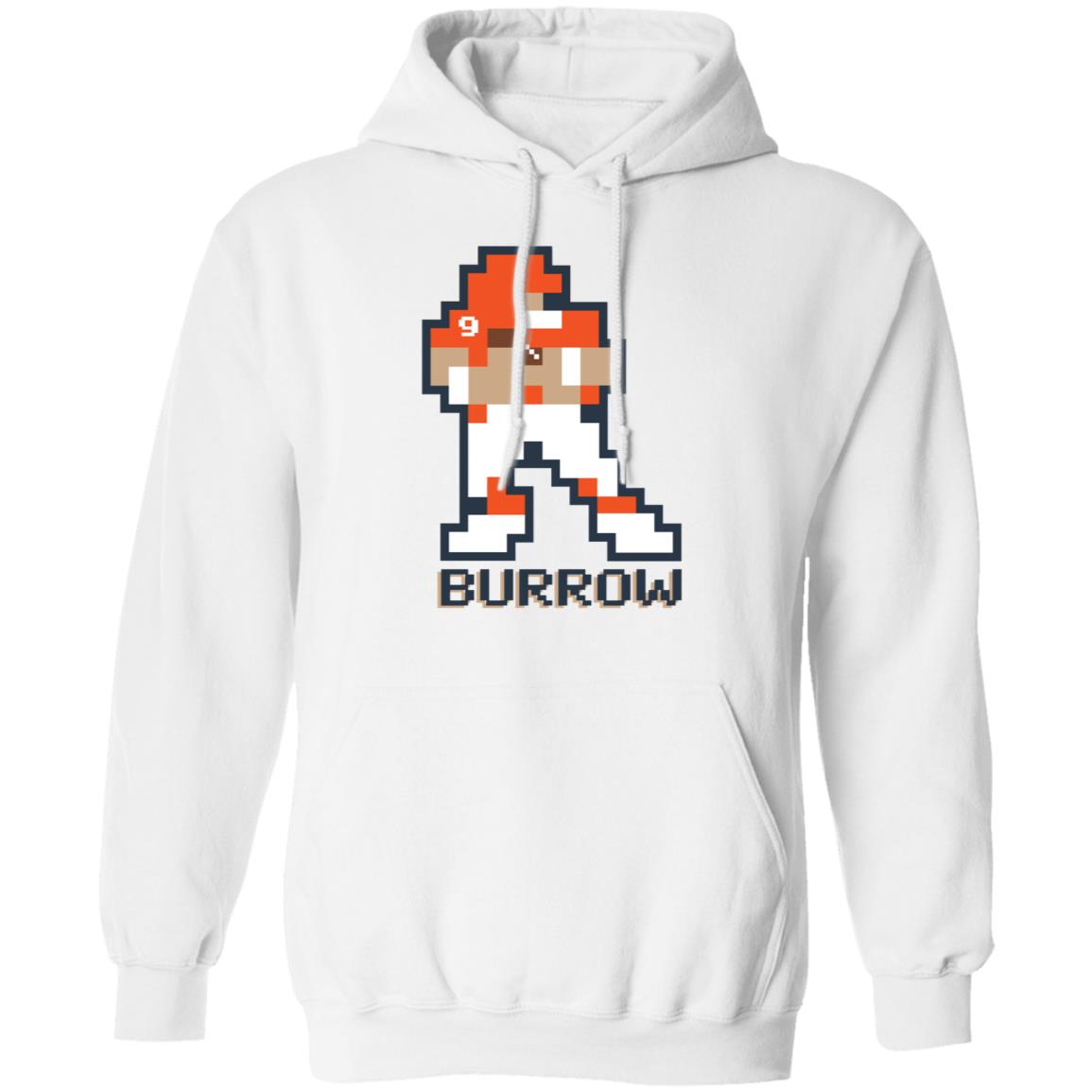 Joe Burrow 8-bit Hoodie
