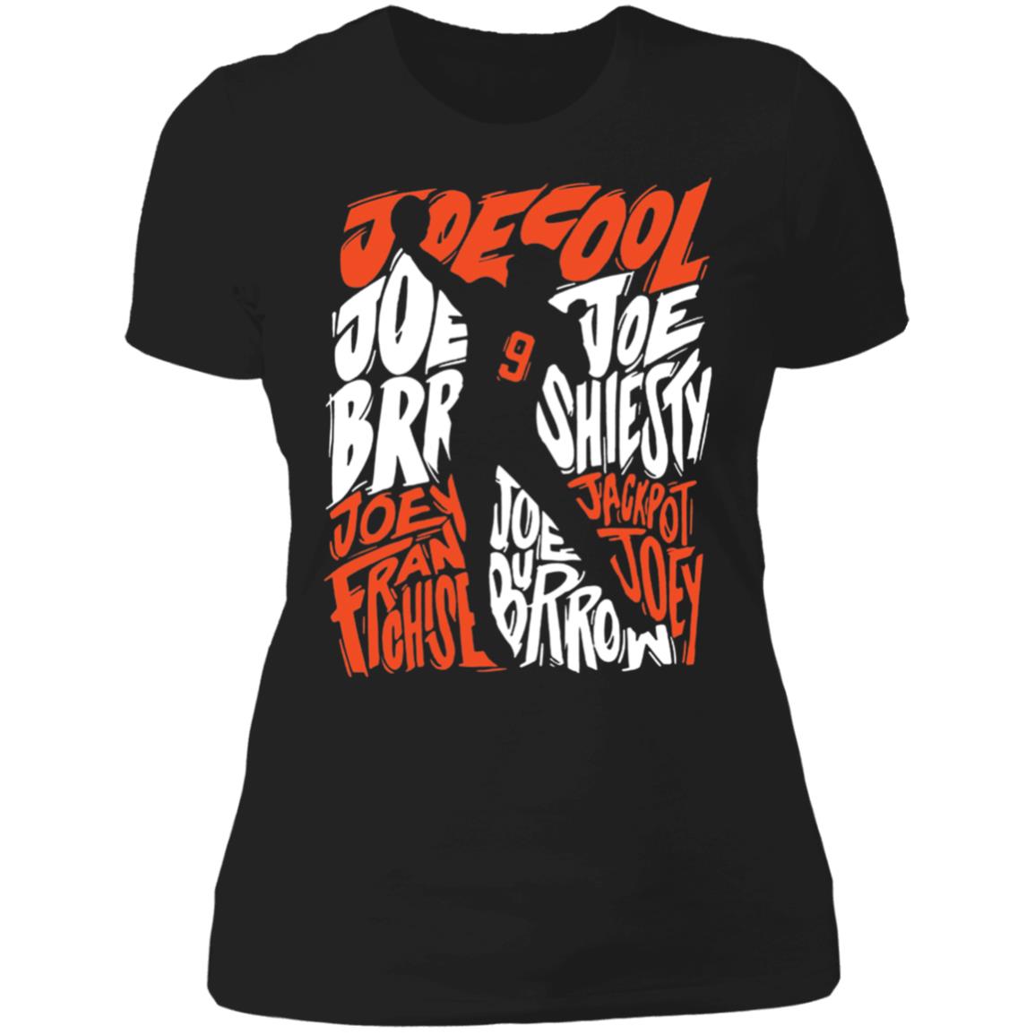 Joe Burrow Nicknames Ladies Boyfriend Shirt