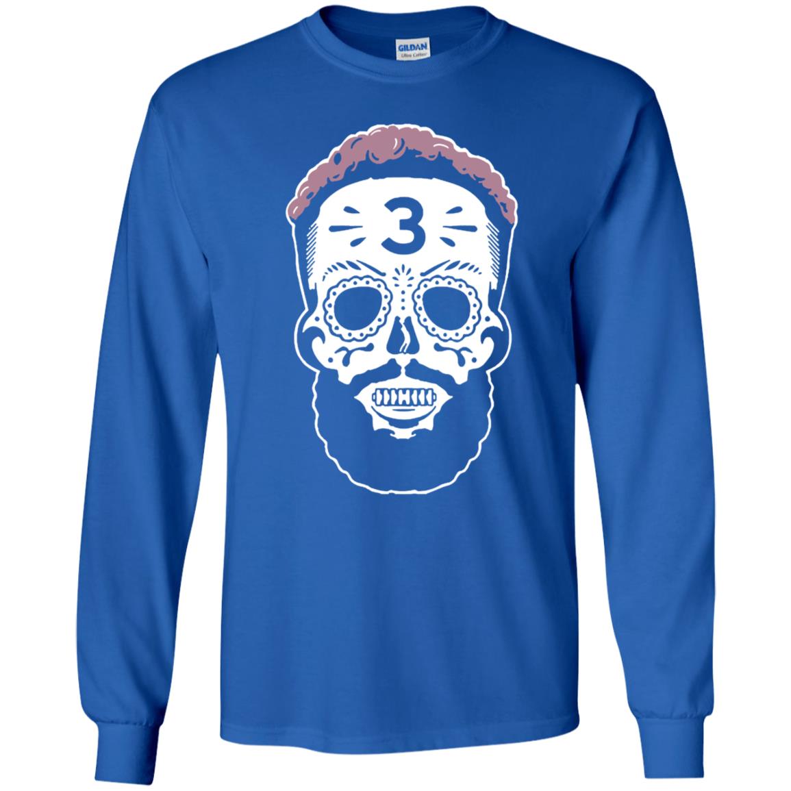 Odell Beckham Jr Sugar Skull Long Sleeve Shirt