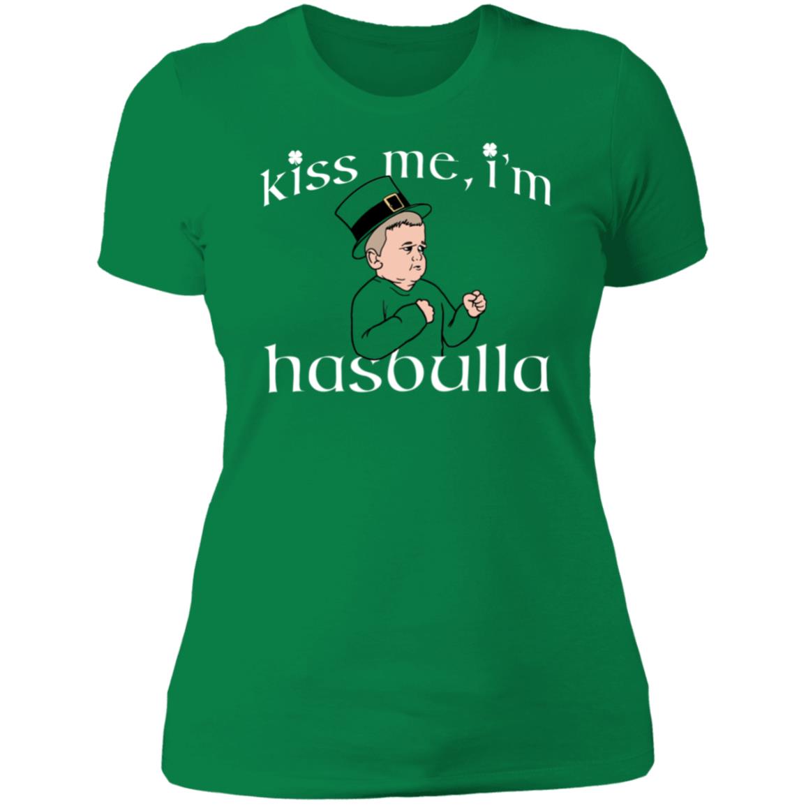 Kiss Me I'm Hasbulla Ladies Boyfriend Shirt