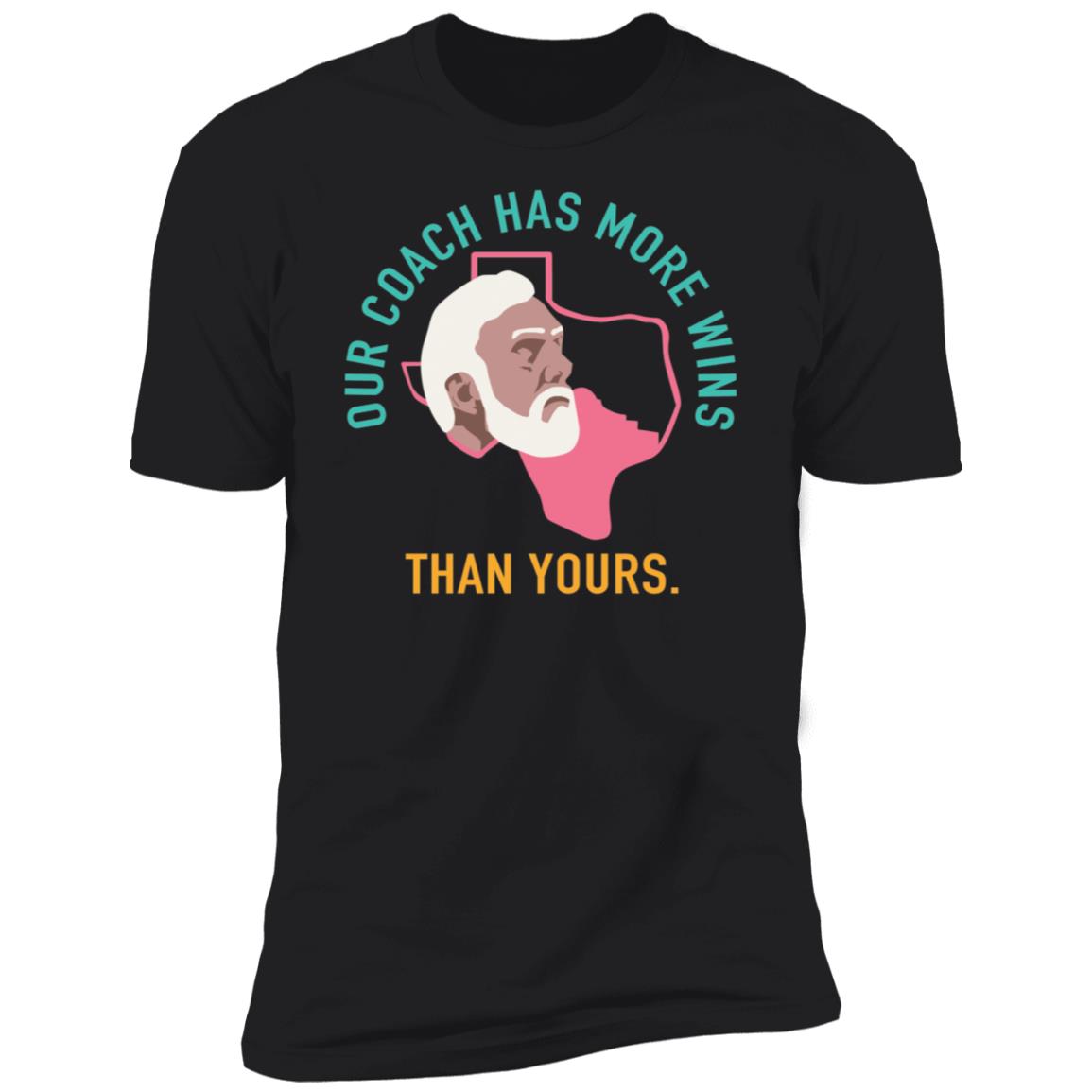 Gregg Popovich Our Coach Has More Wins Than Yours Premium SS T-Shirt