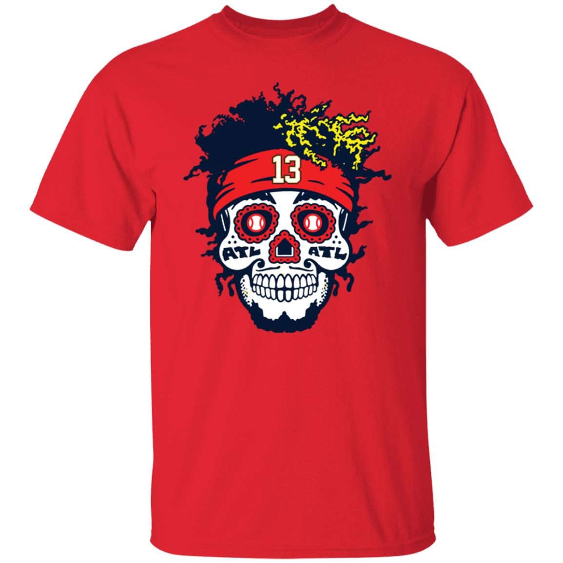 Ronald Acuna Jr Sugar Skull Shirt