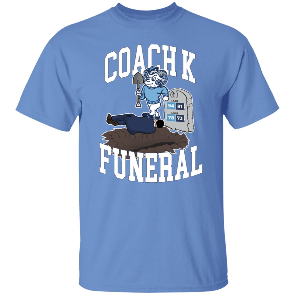 Coach K Funeral Shirt