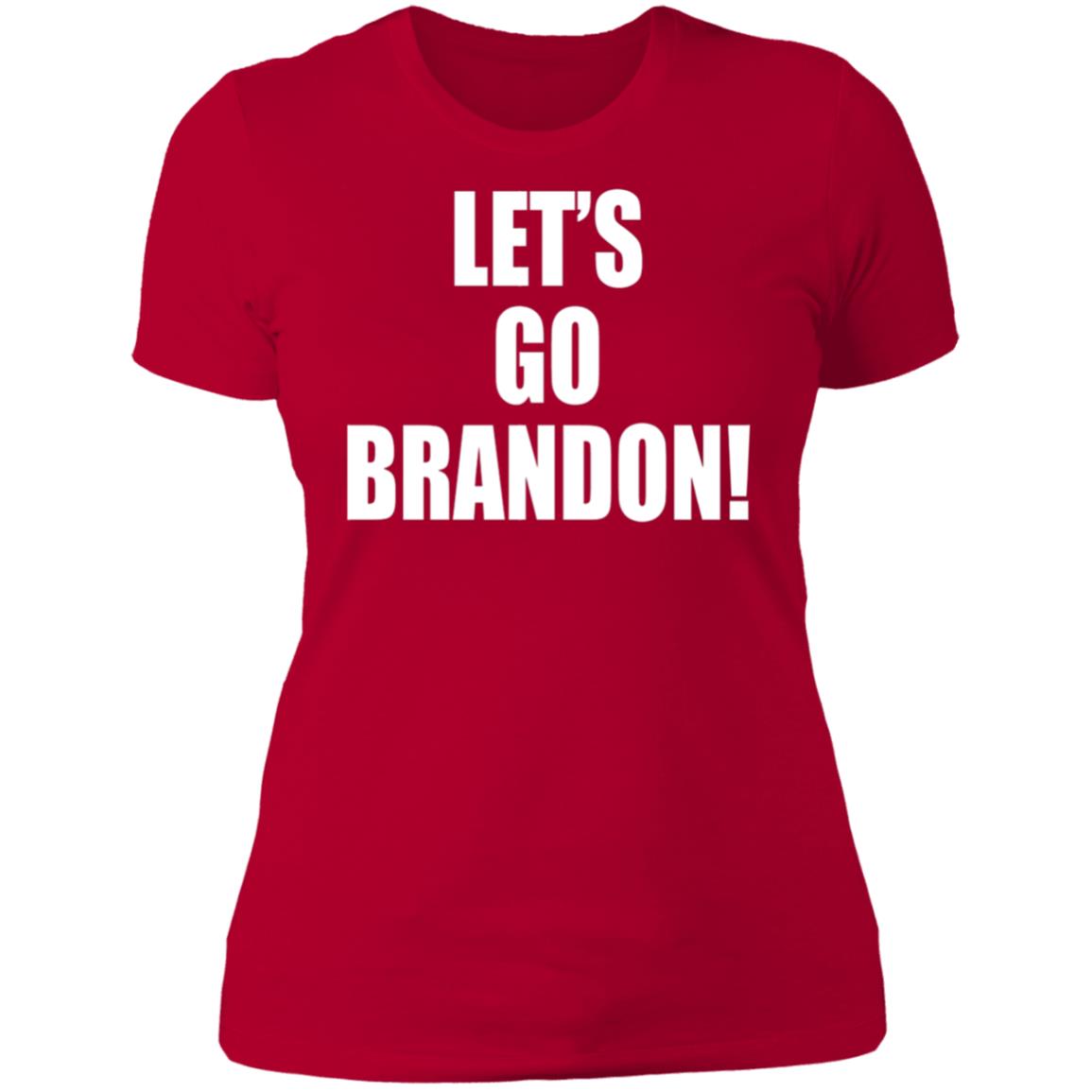 Let's Go Brandon Ladies Boyfriend Shirt