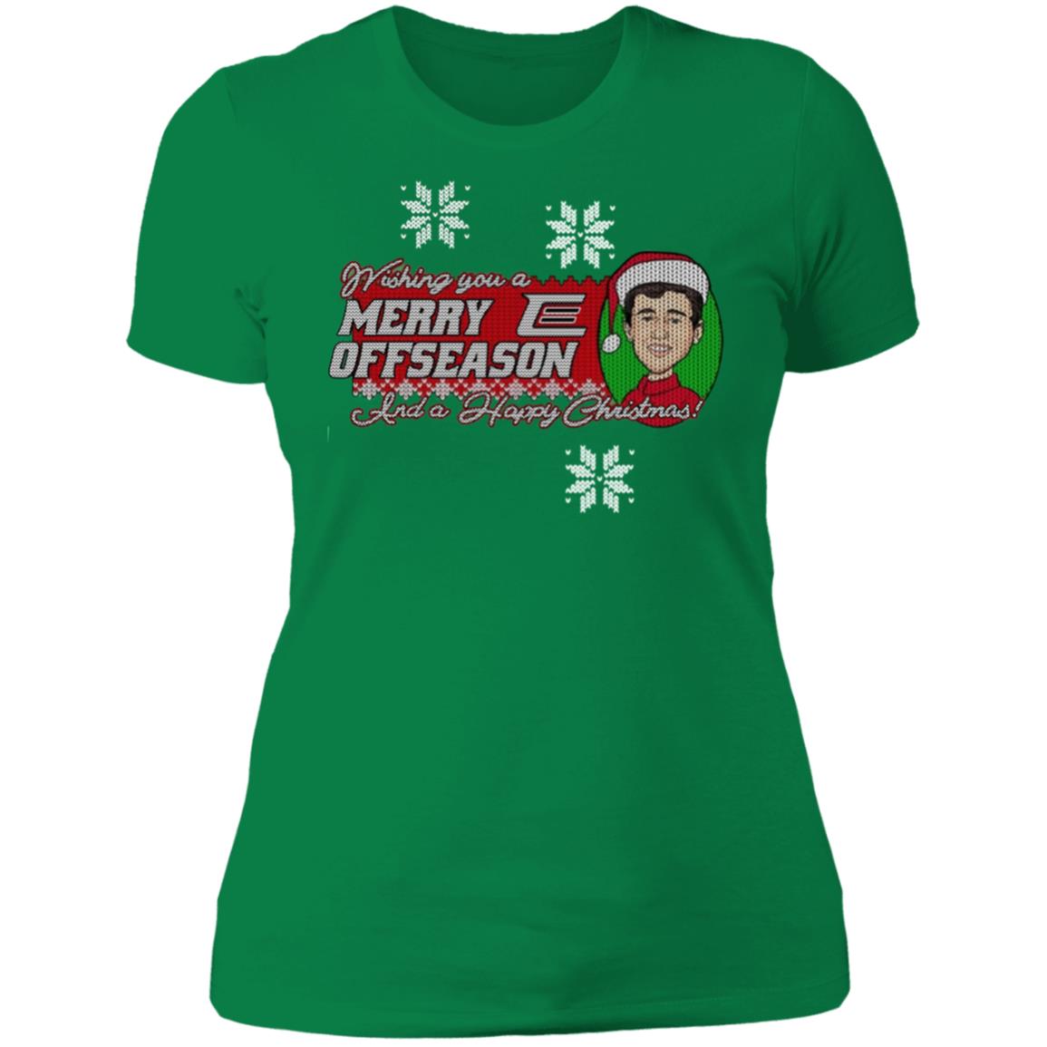 Wishing You A Merry Offseason And A Happy Christmas Ladies Boyfriend Shirt
