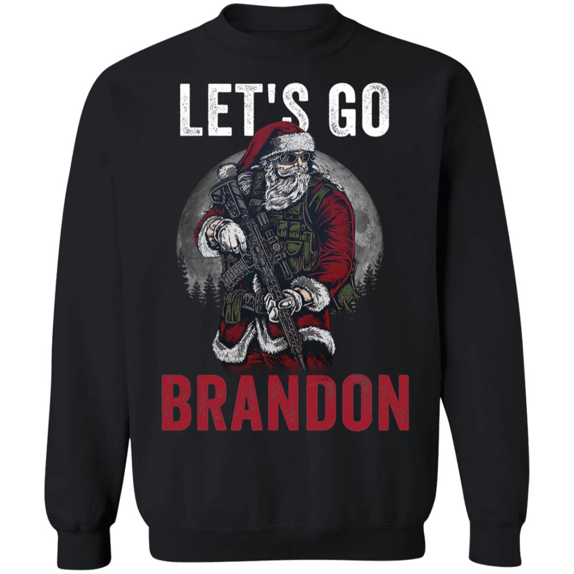 Tactical Santa Let's Go Brandon Christmas Sweatshirt