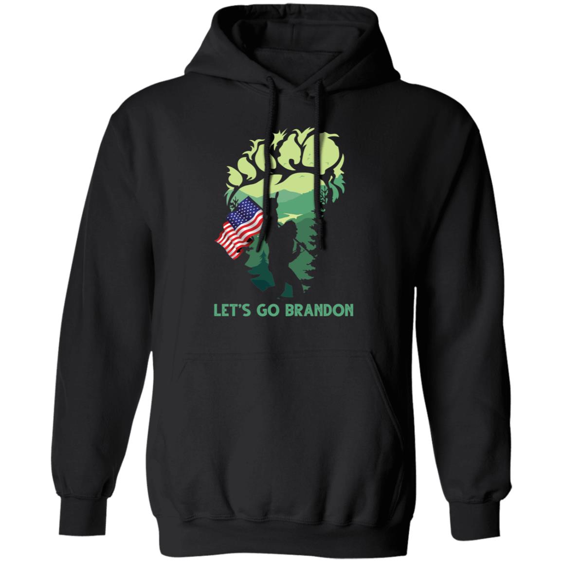 Bigfoot Let's Go Brandon Hoodie