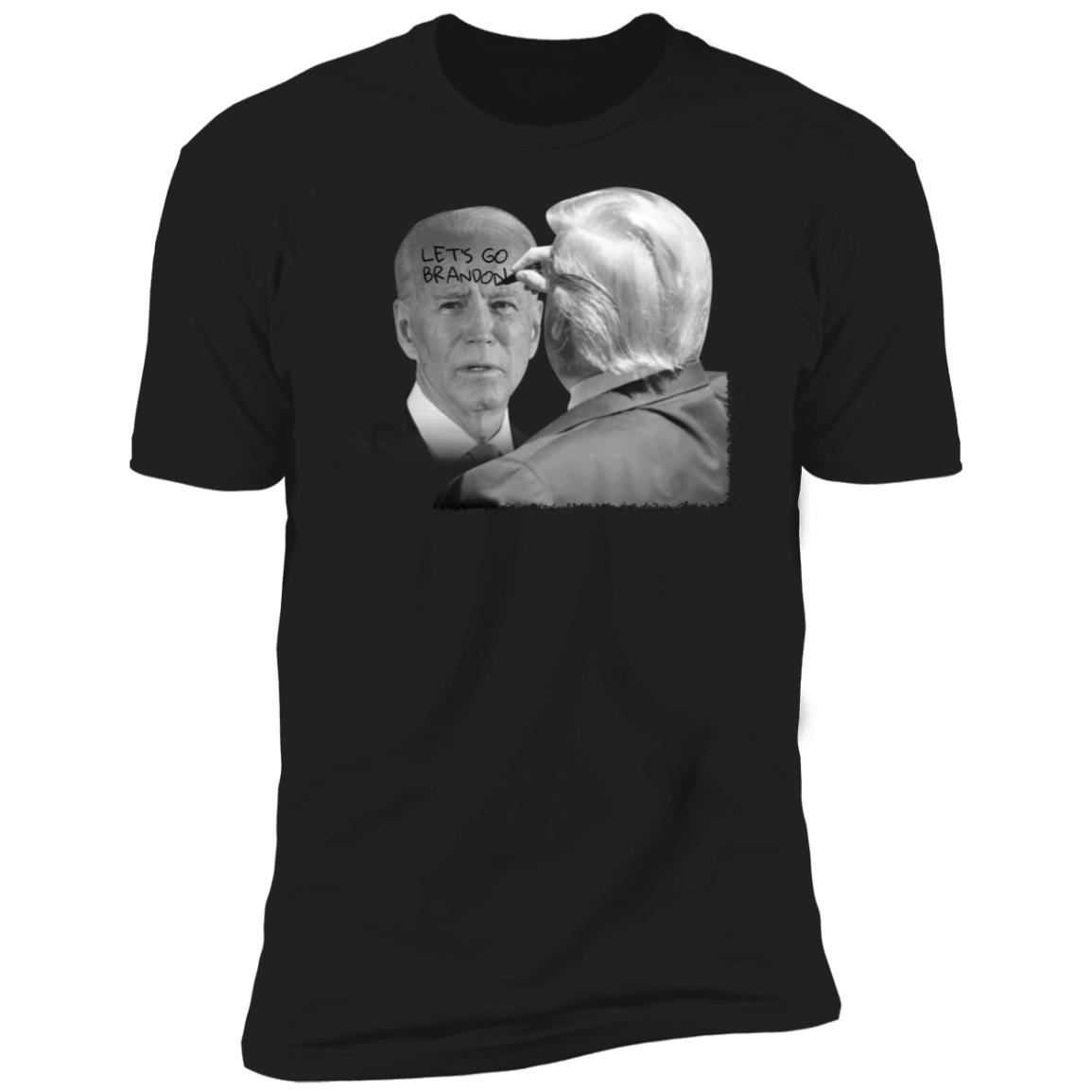 Donald Trump Writing Joe Biden Let's Go Brandon Premium SS T-Shirt