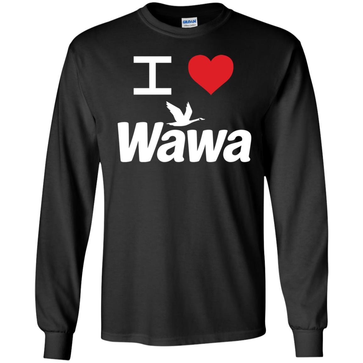 I Love Wawa Long Sleeve Shirt