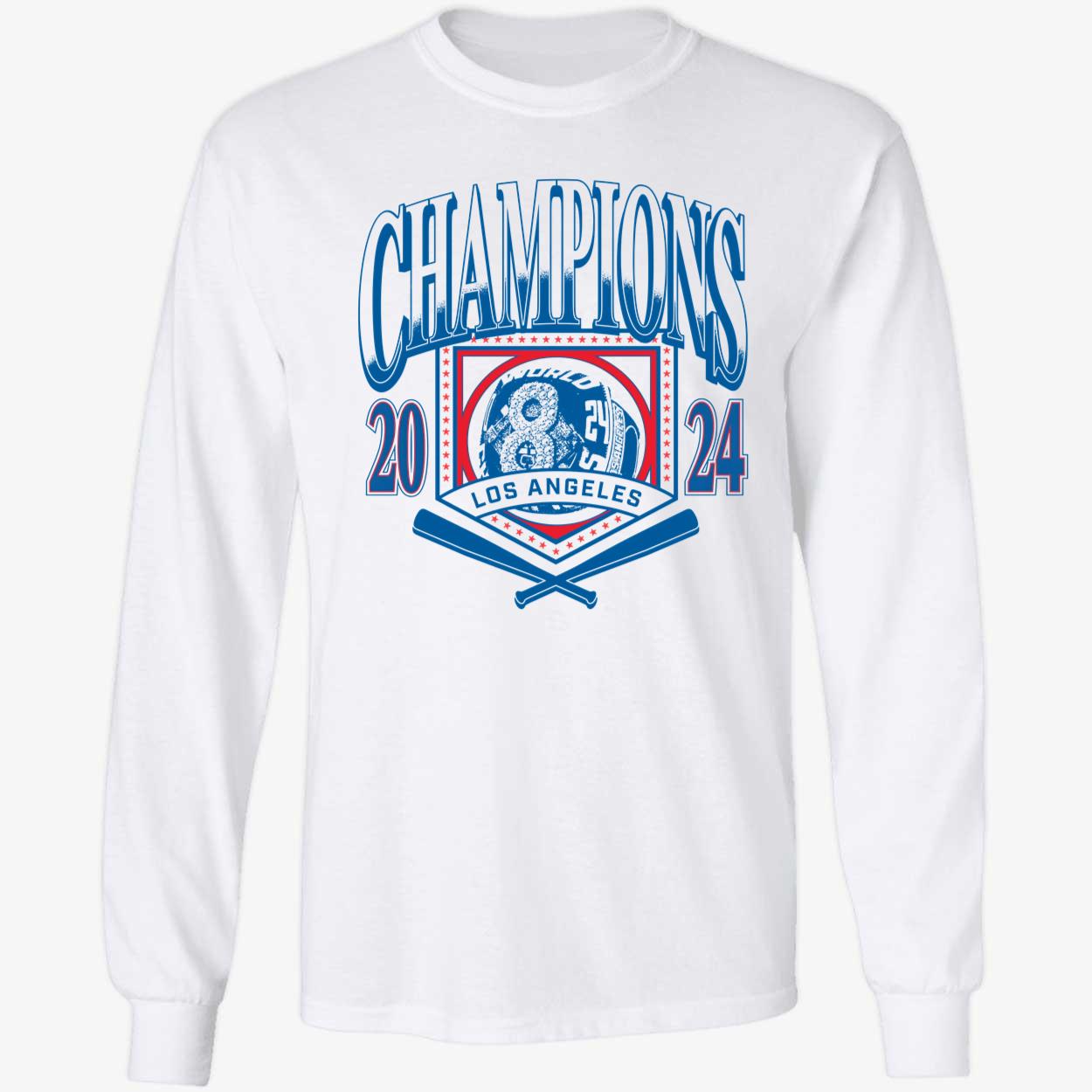white Los Angeles Dodgers 8 Time World Champions 2024 Shirt 4 1.jpg