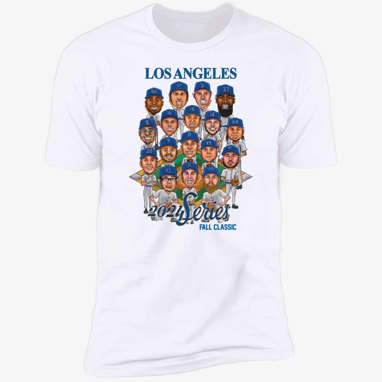 white Los Angeles Dodgers 2024 Series Fall Classic Shirt 5 1.jpg