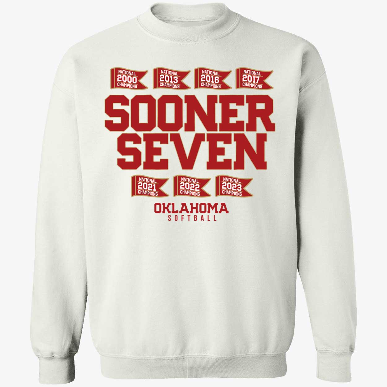 white Oklahoma Softball Sooner Seven Shirt 3 1.jpg
