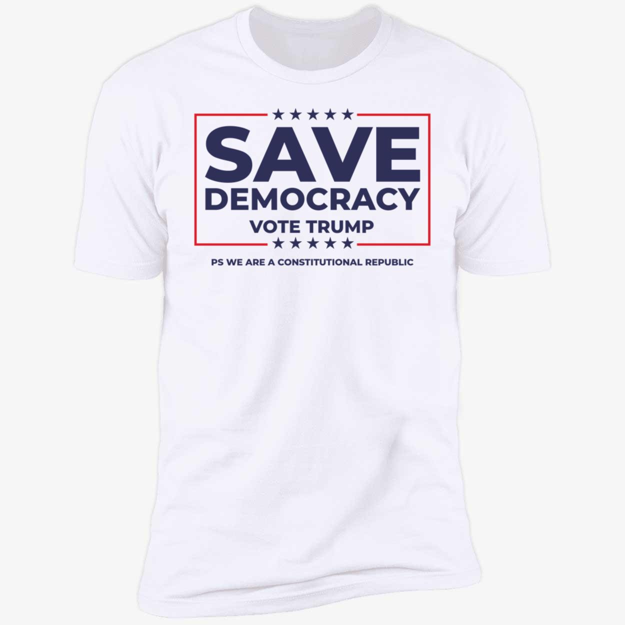 white Save Democracy Vote Trump Shirt 5 1.jpg